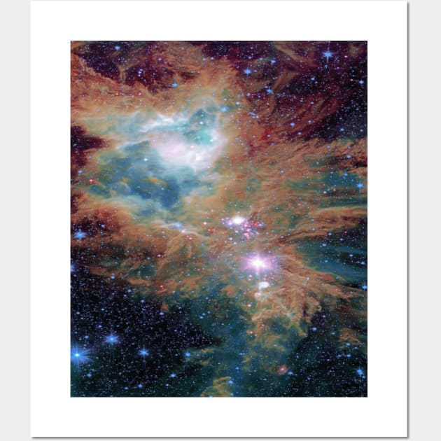 Galaxy plasma storm Wall Art by Blacklinesw9